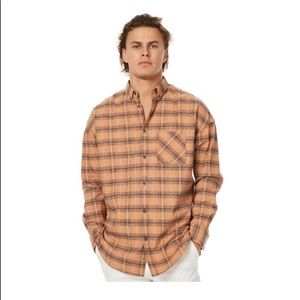 Zanerobe Men’s Flanno Rugger LS Shirt in Size L.